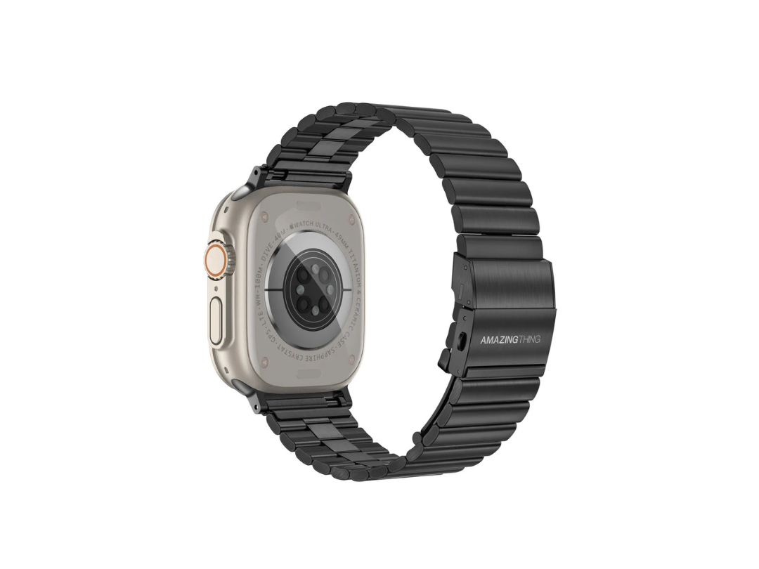 سوار ساعة Apple Watch من AmazingThing Titan Steel بتصميم مريح للارتداء طوال اليوم سوار ساعة Apple Watch من AmazingThing Titan Steel بتصميم مريح للارتداء طوال اليوم